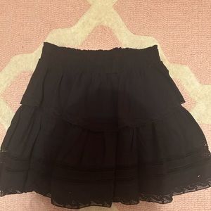 Pookie and Sebastian Ruffle Black Skirt🖤